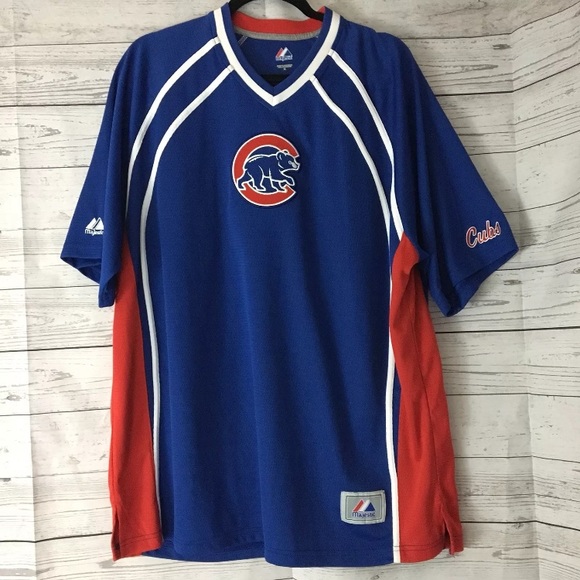 cubs v neck jersey